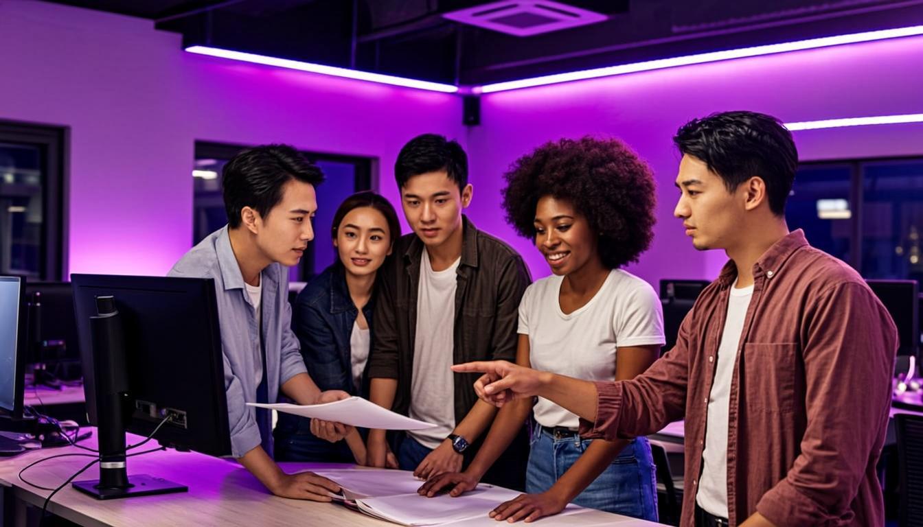 تیم TCOMMUNITY در حال کار
